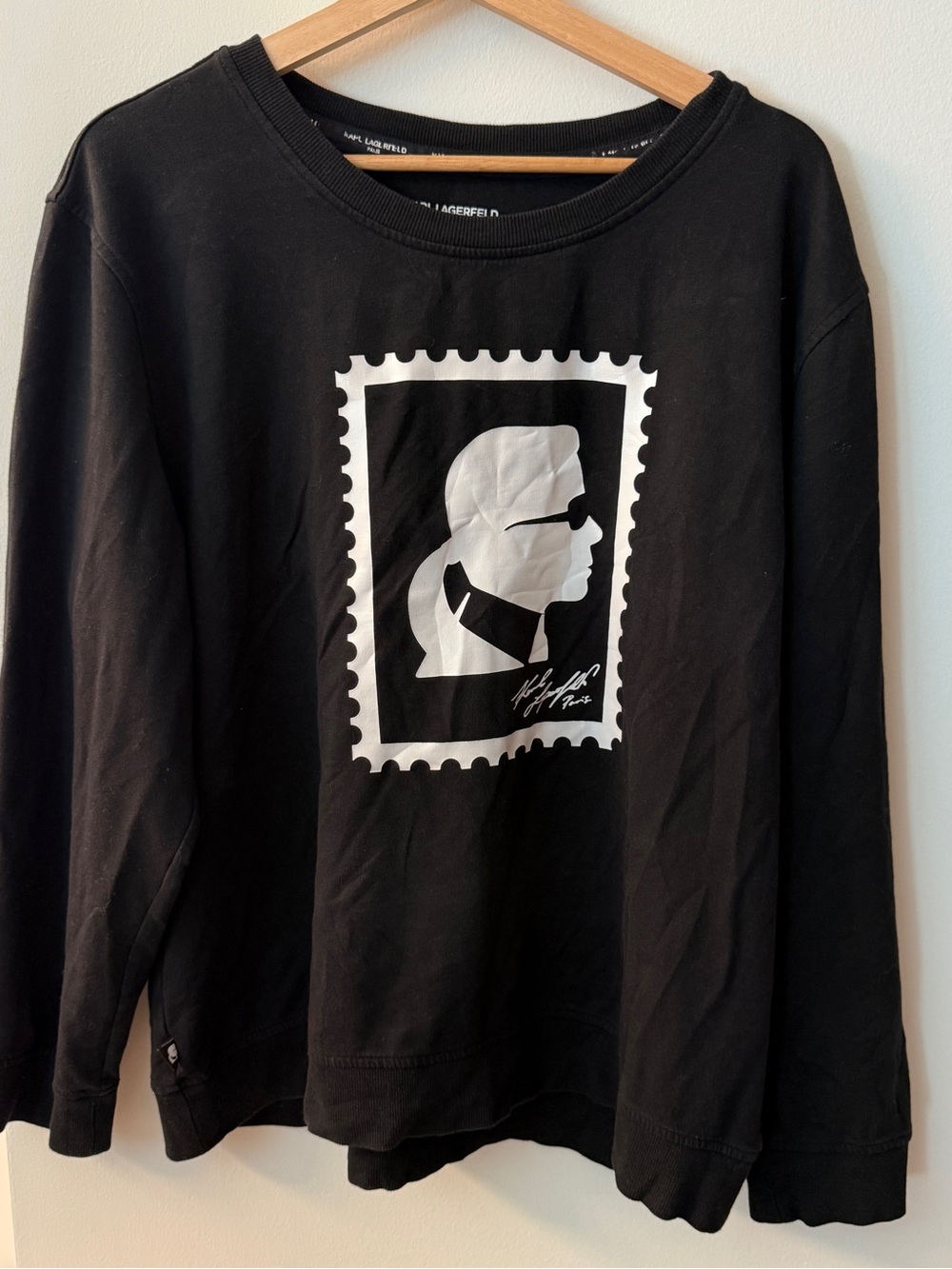 Karl Lagerfeld Paris Graphic Crewneck Sweater